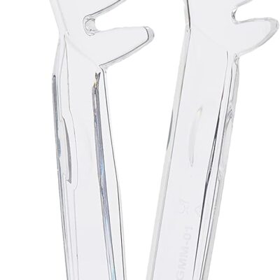 PC ANGLED TONG CLEAR